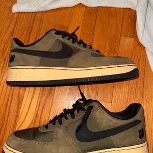 Nike AF1 undefeated pack Olive and Black Men's Sneakers